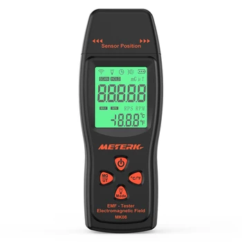 EMF Matuoklį Nešiojamą Mini Skaitmeninis LCD EMF Detektorius Elektromagnetinio Lauko Spinduliuotės Testeris Dozimetro Testeris Skaitiklis