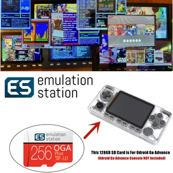 Emuliacija Stotis 256G Pilnai Pakrautas Micro SD Kortelė Odroid Eiti iš Anksto V2.0 16,000+ Žaidimai Arcade Mame ir kt. 
