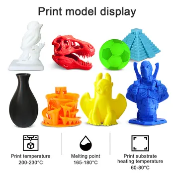 Enotepad PLA Gijų 3D Rašiklis 1.75 MM 1kg/2.2 lbs PLA Medžiagos 3D Spausdintuvą, Plastikiniai eco-friendly mažas susitraukimas, Greitas Pristatymas