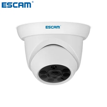 ESCAM QH001 ONVIF H. 265 1080P P2P IR Dome IP Kamera Judesio Aptikimas su Smart Analizės Funkcija