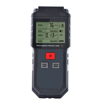 ET825 Antislip Elektromagnetinių Radijo Bangų Detektorius LCD Ekranas Smart Monitorius Saugos Radiacijos Matuoklis Skaitmeninis Matavimo Namų