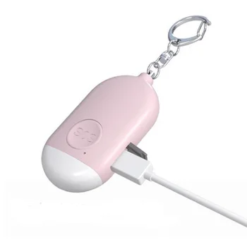 ETE savigynos Signalizacijos Apsaugoti Vietoje šviesos gynybos naują stiprų garsą, žibintuvėlis USB mokamas apsaugos signalizacijos moterims ir vaikams