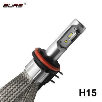 EURS H15 LED H7 H4 LED Automobilių Žibintų Lemputės auto lempos, Automobilių Žibintai, SPT H1 H11 H8, H9 5202 H16 HB3 HB4 Rūko Žibintai 9005 9006