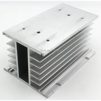 FHSH01-150 150*100*80 mm 80A trijų fazių SSR šilumos kriaukle trijų fazių (solid state relay aliuminio šilumos kriaukle / radiatoriaus aukštesniojoje liaudies mokykloje-T80