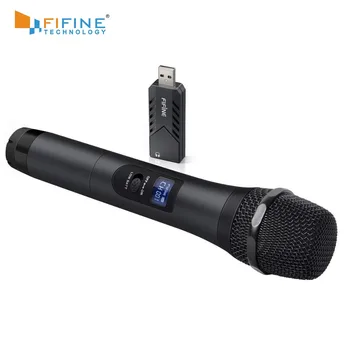 FIFINE Nešiojamą Dinaminis Mikrofonas su USB Imtuvas Nešiojamas arba KOMPIUTERIO, Telefono ragelyje Programinės įrangos Įrašymas K026