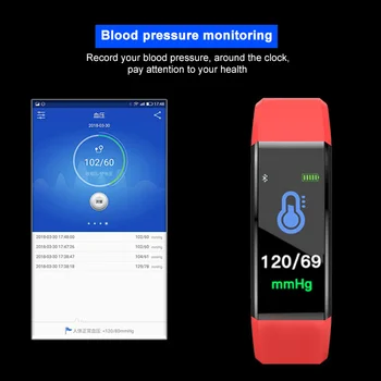 Fitneso Kraujo Spaudimą ir Deguonies IP67 atsparus Vandeniui Smartwatch Pedometer, skirtą 