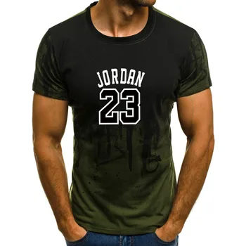 Fitness Top Vyrų 2020 Metų Hip-Hop Top Jordanija 23 T-shirt Vyrai Naujo Prekės ženklo Drabužių Grobis T-shirt Atspausdintas T-shirt XXS-6XL