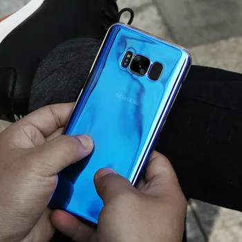 FLOVEME Blue Ray Telefono dėklas Samsung S8 S9 Plus Hard Case Cover 