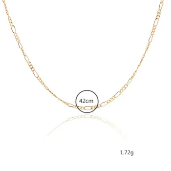 Flyleaf 18k Aukso Paprasta Geometrija Nekilnojamojo 925 Sterlingas Sidabro Karoliai Moterų Mados Grandinės Fine Jewelry Aukštos Kokybės Ins Stilius
