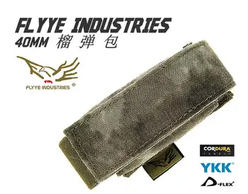 FLYYE MOLLE 40MM granata dėklas Žurnalas dėklas Karinės kempingas, žygiai, modulinės CORDURA PH-G001