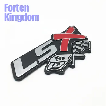 Forten Karalystė 1 vnt Automobilių Žodis LSX Vėliavos Black Chrome ABS Sparnas Logotipas Ženklelis Lipdukas, Auto Lentele Logotipas