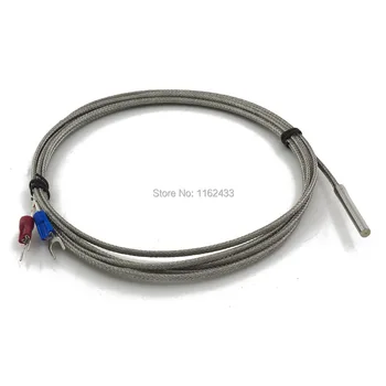 FTARP02 K E tipo 10m metalo atrankos kabelis lenkijos lazdele zondas galvos termopora temperatūros jutiklis