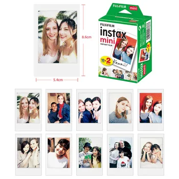 Fujifilm Instax Mini Filmas 3 Colių Baltos spalvos Krašto 64 Kišenės Foto Popierius Albumą Polaroid LiPlay Mini 9 8 7s 25 70 90 Momentinis Fotoaparatas