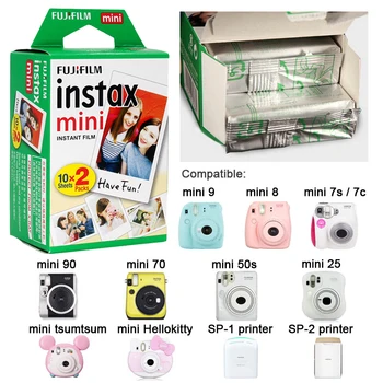 Fujifilm Instax Mini Filmas 3 Colių Baltos spalvos Krašto 64 Kišenės Foto Popierius Albumą Polaroid LiPlay Mini 9 8 7s 25 70 90 Momentinis Fotoaparatas