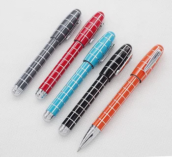 Fuliwen 2062 Dervos Roller Pen, Mados, Kelionių Trumpas Kišenė Pen , Smulkių Plunksnų 0,5 mm Gražus Aikštės Ažūriniai Modelis Rašymo Rašikliu