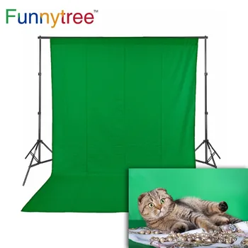 Funnytree fotografijos backdrops Green screen chromakey neaustinis audinys hromakey fotostudijos fono photophone mėgsta