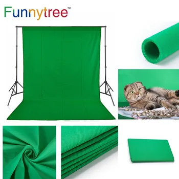 Funnytree fotografijos backdrops Green screen chromakey neaustinis audinys hromakey fotostudijos fono photophone mėgsta