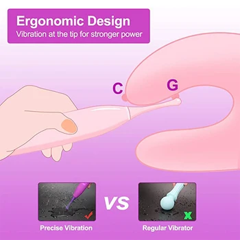 G-taško vibratorius suaugusiųjų žaislas pora klitorio stimuliatorius makšties spenelių massager vibrator moterų sekso žaislas USB įkrovimo