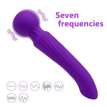 Galingas Vibratorius Lazdelė, Vibratorius, Sekso Žaislai, skirti Moterų Makšties Klitorio 7 Greičio Massager Suaugusiems G Spot Dildo 18+ Masturbator