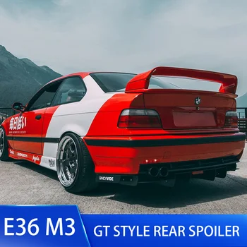 Galiniai Kamieno Dangčio Automobilių Spoilerių Sparno BMW E36 M3 GT Stiliaus ABS Plastiko Dažytos Spalvos Galinis Spoileris E36 3 Serijos kupė