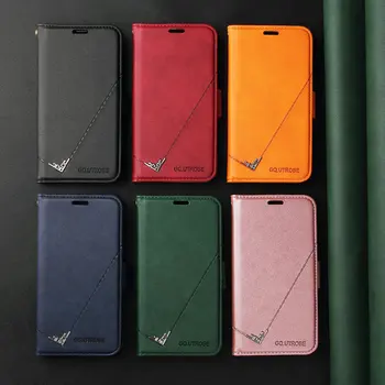 Garbės 9X Premium Flip Case 3D Reljefinis Odos Piniginės 