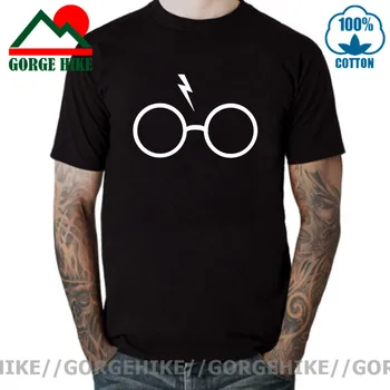 Geek Žaibo Akinius T-Shirt Vyrai Streetwear Hip-Hop 