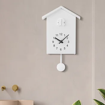 Gegutė Laikrodis Sieninis Laikrodis - Judėjimo Chalet Stiliaus , Minimalistinis, Modernus Dizainas