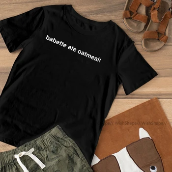 Gilmore Girls T-Shirt Babette Valgė Avižiniai dribsniai Marškinėliai Medvilnės Nauja Mada Moterims marškinėlius Išspausdintas Ponios Tee Marškinėliai