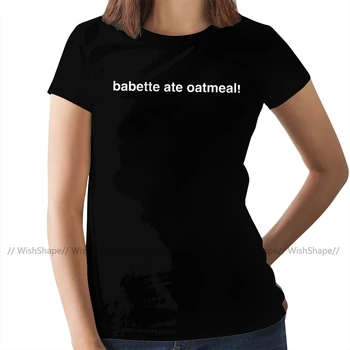Gilmore Girls T-Shirt Babette Valgė Avižiniai dribsniai Marškinėliai Medvilnės Nauja Mada Moterims marškinėlius Išspausdintas Ponios Tee Marškinėliai