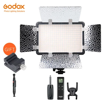 Godox LED308C II 3300K-5600K LED Vaizdo Šviesos Lempa + Nuotolinio už DV Vaizdo Kamera