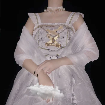 Gothic Lolita Dress Minkštas Sisiter Viktorijos Viduramžių Nėriniai Juoda Suknelė Moterims Princesė Dress Helovinas Kostiumas Mergaitėms Derliaus Kawaii