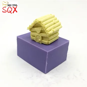 Gražus mažas namas 3D Silikono Formos Sugarcraft Non-Stick Tortas Dekoravimo Minkštas Priemones, Šokolado Liejimo SQ1634