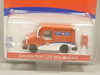 Greenlight 1:64 Canada Post LLV su pašto Dėžutę Diecast modelio automobilių