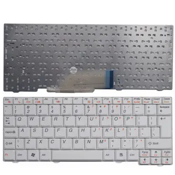 GZEELE Naujas JAV anglų klaviatūra Lenovo IdeaPad S10-2 S10-2C S10-3 S10-3C S11 20027 Balta spalva QWERTY