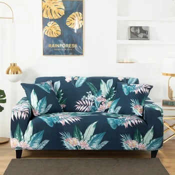 Gėlių Spausdinimo Ruožas Elastinga sofa cover sofa rankšluostį neslidūs sofa apima kambarį visiškai suvynioti anti-dulkių