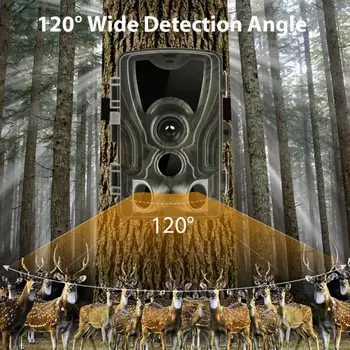 HC801A 16MP 1080P Gyvūnijos Skautų Matymo Kamera Medžioklės Kameros IR Takas Kamera, infraraudonųjų spindulių Medžioklės Takas Kameros medžioklė