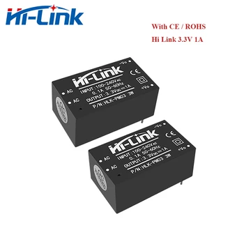 Hi-Link 3.3 V, 1A išėjimas ac dc konverteris moduliu, Maitinimo adapteris/PCB lenta NEMOKAMA LAIVAS 50pcs/daug