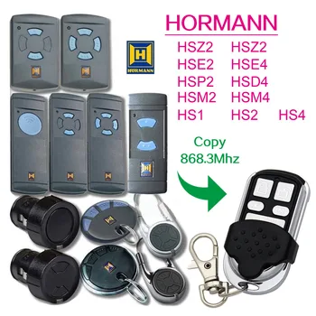 Hormann HSM2 HSM4 HSE2 HSE4 HSZ2 HSZ4 HSP2 HSP4 HS1 HS2 HS4 868mhz nuotolinio valdymo pakeitimas hormann 868.3 mhz nuotolinio valdymo pultas