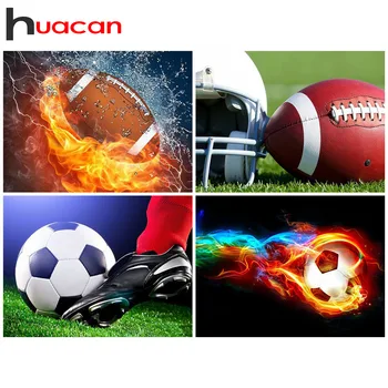 Huacan Diamond Tapyba Visą Gręžimo Futbolo 