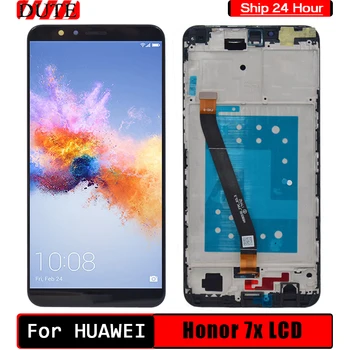 Huawei Honor 7X LCD Ekranas Jutiklinis Ekranas skaitmeninis keitiklis Skirtas Huawei Honor 7X LCD Su Rėmu BND TL10 AL10 L21 Ekrano Pakeitimas