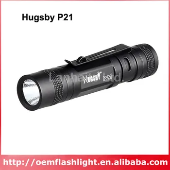 Hugsby P21 Cree XR-E Q5 120 Liumenų 1-Režimo LED Žibintuvėlis - Black ( 1xAA )