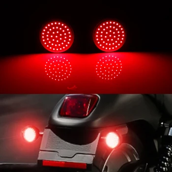IJDM 1157 LED Posūkio Signalo &DRL Raudonas LED Uodega šviesų Lemputės Harley Davidson Touring Electra Glide Road King Motociklų