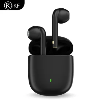 IKF Rasti Pro Belaidžių Ausinių Žaidimų Touch Kontrolės TWS Bluetooth 5.0 su 500mAh Mokestis Atveju Vandeniui AAC Stereo Garso Juoda