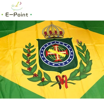 Imperijos Brazilijos 1822-1889 2ft*3ft (60*90cm) 3ft*5ft (90*150cm) Dydis Kalėdų Dekoracijas Namų Vėliavos Banner