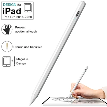 IPad Pieštukas su Palmių Atmetimo Aktyvus Stylus Pen for Apple Pieštuku 2 1 iPad Pro 11 12.9 2020 M. 2018 m. 2019 m. Oro 4 7 8