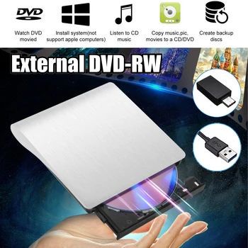 Išorinio USB 3.0 Tipas-C Didelės Spartos DL DVD RW įrašymo įrenginys CD Rašytojas Plonas Nešiojamasis Optinis Diskas Asus 