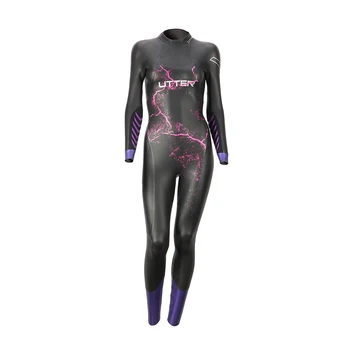 IŠTARTI Vulkanas Moterų Violetinė SCS Triatlonas Kostiumas Banglenčių Yamamoto Neopreno maudymosi kostiumas ilgomis Rankovėmis Wetsuit Baseinas
