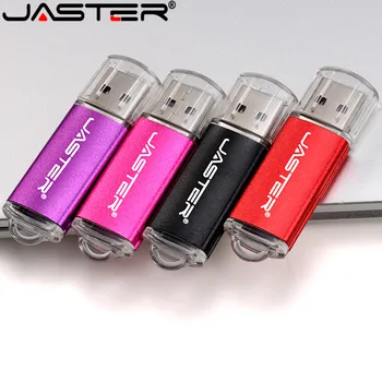 JASTER Metalo USB Flash Drive mini USB Pen Drive 8GB 16GB 32GB 64GB Realias galimybes Pendrive usb Atmintinė