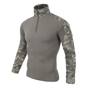 JAV Kariuomenės Taktinių Karinę Uniformą Airsoft Kamufliažas Kovos Įrodyta, Marškinėliai Greitą Puolimą ilgomis Rankovėmis Marškinėliai Mūšio Streikas