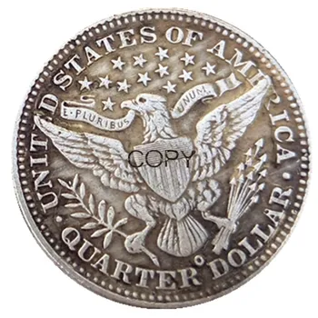 JAV Monetų, visas komplektas(1892-1916)-P-So-D 75pcs Kirpykla Ketvirtį Dolerių Mažmeninės Kopijuoti Monetas
